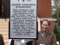 Stephen Surasky with Historical Marker