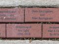 A close-up view of the bricks in Section 6.
