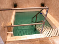 A view of the mikvah pool.